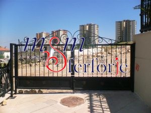 034 FERFORJE KANATLI BAHÇE GİRİŞ KAPISI