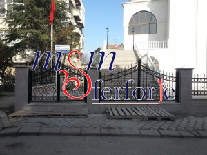 093 FERFORJE KANATLI BAHÇE GİRİŞ KAPISI