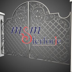 061 FERFORJE KANATLI BAHÇE GİRİŞ KAPISI