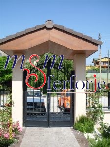 072 FERFORJE KANATLI BAHÇE GİRİŞ KAPISI